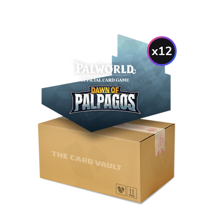 Palworld Official Card Game - Dawn of Palpagos - Display Case (12x Booster Boxes)