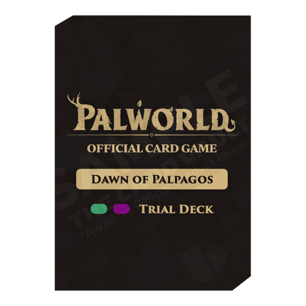 Palworld Official Card Game - Dawn of Palpagos - Green-Purple Trial Deck