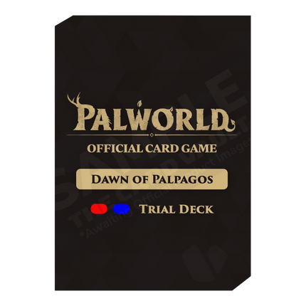 Palworld Official Card Game - Dawn of Palpagos - Red-Blue Trial Deck