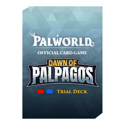 Palworld Official Card Game - Dawn of Palpagos - Red-Blue Trial Deck