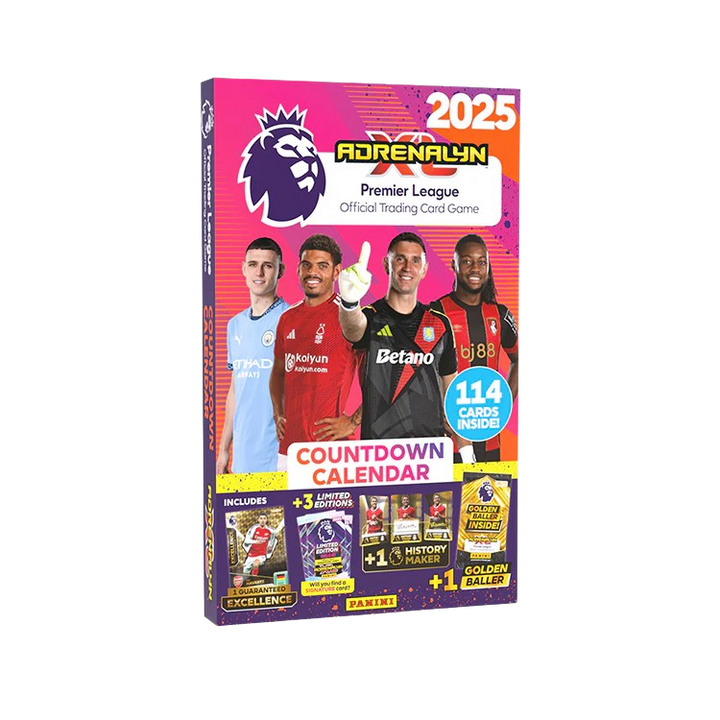 Panini 2024/25 Premier League Adrenalyn XL Football Countdown Calendar