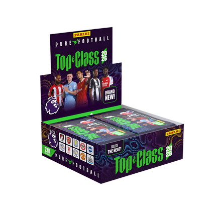 Panini - 2025 Premier League Top Class Football (Soccer) - Booster Box (24 Packs)