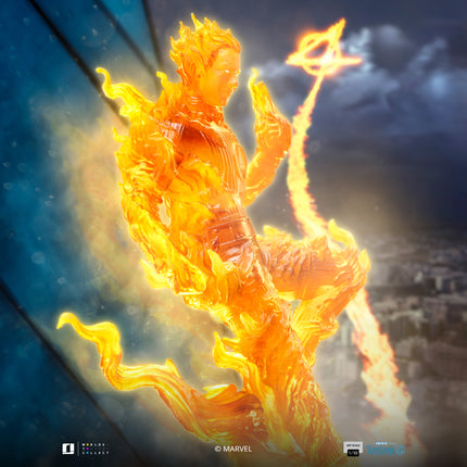 Iron Studios - The Fantastic Four: First Steps - Human Torch BDS Art Scale Statue 1/10