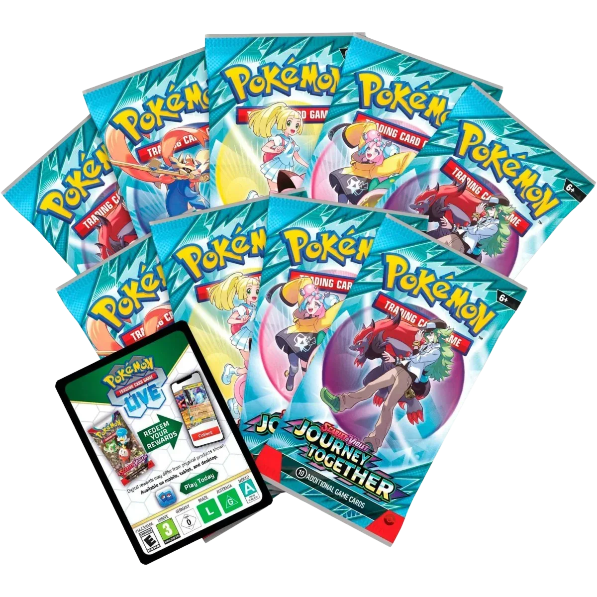 Pokemon TCG - Scarlet & Violet - Journey Together Booster Pack The Card Vault Pokemon TCG - Scarlet & Violet - Journey Together Booster Pack The Card Vault
