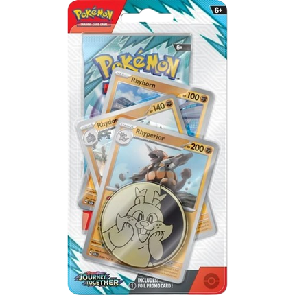 Pokemon TCG - Scarlet & Violet - Journey Together - Premium Checklane Blister (Rhyperior)