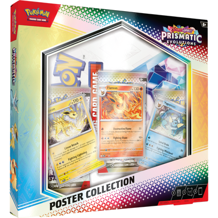 Pokemon TCG - Scarlet & Violet - Prismatic Evolutions - Poster Collection