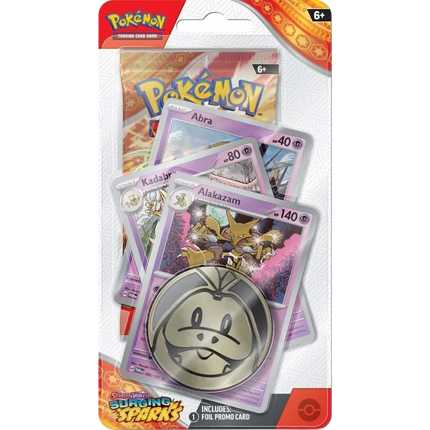 Pokemon TCG - Scarlet & Violet - Surging Sparks - Premium Checklane Blister - Alakazam
