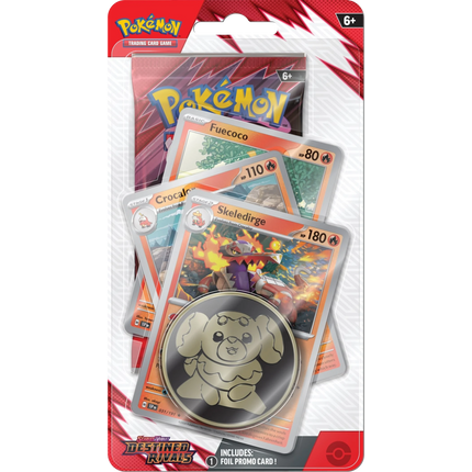 Pokemon TCG - Scarlet & Violet - Destined Rivals - Premium Checklane Blister (Skeledirge)