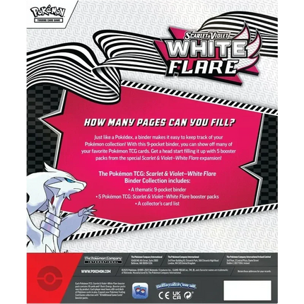 Pokemon TCG - Scarlet & Violet - White Flare - Binder Collection (Reshiram)