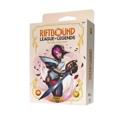 Riftbound: League of Legends TCG - Set 2 - Spiritforged - Champion Deck - Fiora