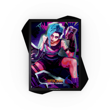 Riftbound: League of Legends TCG - Set 1 - Origins - Jinx Art Sleeves (100pk)