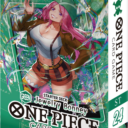 One Piece TCG - Starter Deck - (Green) Jewelry Bonney (ST-24)