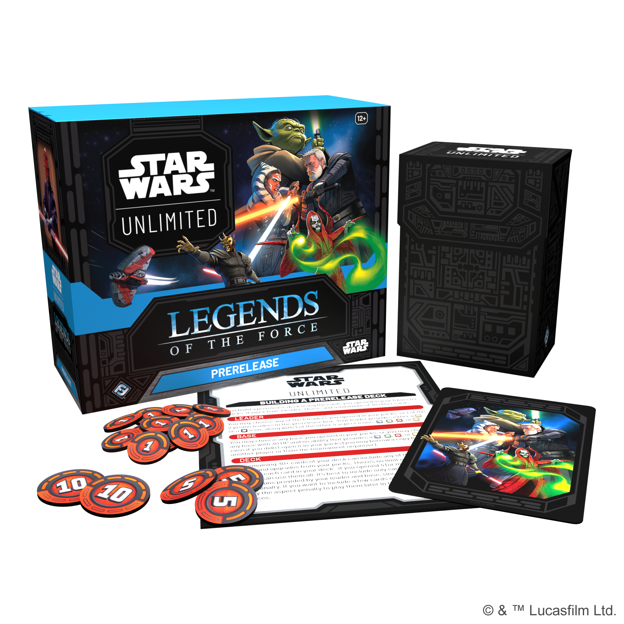 Star Wars Figure Protective Case Sealed Case Of 6 Star Wars: Unlimited Legends Of The Force Booster Boxes - 2025 TCG Star Wars Force Collector Star Wars Figure Protective Case Sealed Case Of 6 Star Wars: Unlimited Legends Of The Force Booster Boxes - 2025 TCG Star Wars Force Collector