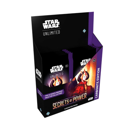 Star Wars: Unlimited - Secrets of Power - Carbonite Edition - Collector Booster Box (12 Packs)