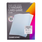 Gamegenic - Board Game Sleeves Standard Card Game Clear (50 ct.)