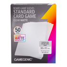 Gamegenic - Board Game Sleeves Standard Card Game Clear Matte (50 ct.)