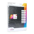 Gamegenic - Sideloading 18-Pocket Pages - Black - 10 Pack