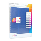 Gamegenic - Sideloading 18-Pocket Pages - Blue - 10 Pack