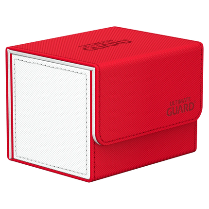 Ultimate Guard - Sidewinder XenoSkin - 100+ Deck Case - Synergy - Red/White
