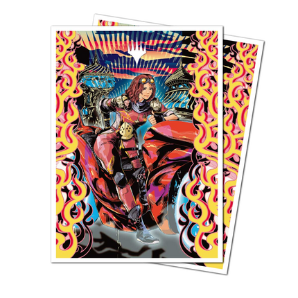 Ultra Pro - Magic: The Gathering - Aetherdrift - Chandra, Spark Hunter - Apex Deck Protector Sleeves - 105pk