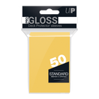 Ultra Pro - PRO-Gloss Standard Deck Protector Sleeves - Yellow - 50pk