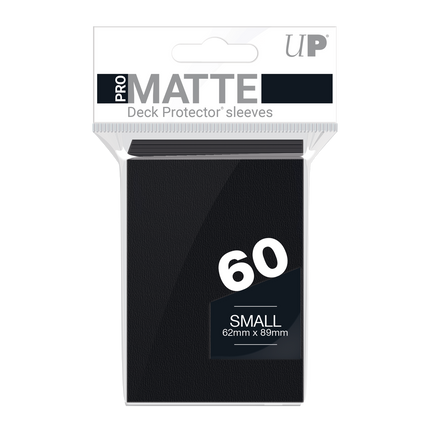 Ultra Pro - PRO-Matte Small Deck Protector Sleeves - Black - 60pk