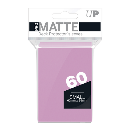Ultra Pro - PRO-Matte Small Deck Protector Sleeves - Pink - 60pk