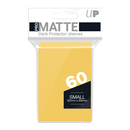 Ultra Pro - PRO-Matte Small Deck Protector Sleeves - Yellow - 60pk