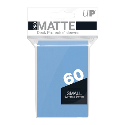Ultra Pro - PRO-Matte Small Deck Protector Sleeves - Light Blue - 60pk