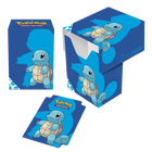 Ultra Pro - Pokémon Squirtle Full View Deck Box with Divider, Front and Open Views