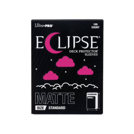 Ultra Pro - Eclipse Matte Standard Deck Protector Sleeves - Hot Pink - 105pk