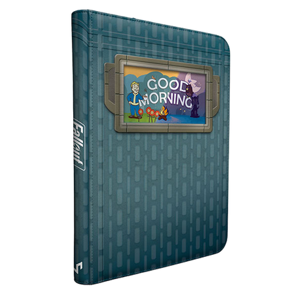 Ultra Pro - Fallout - Vault Boy - Good Morning/Good Evening - Lenticular 9-Pocket Zippered Premium Pro Binder