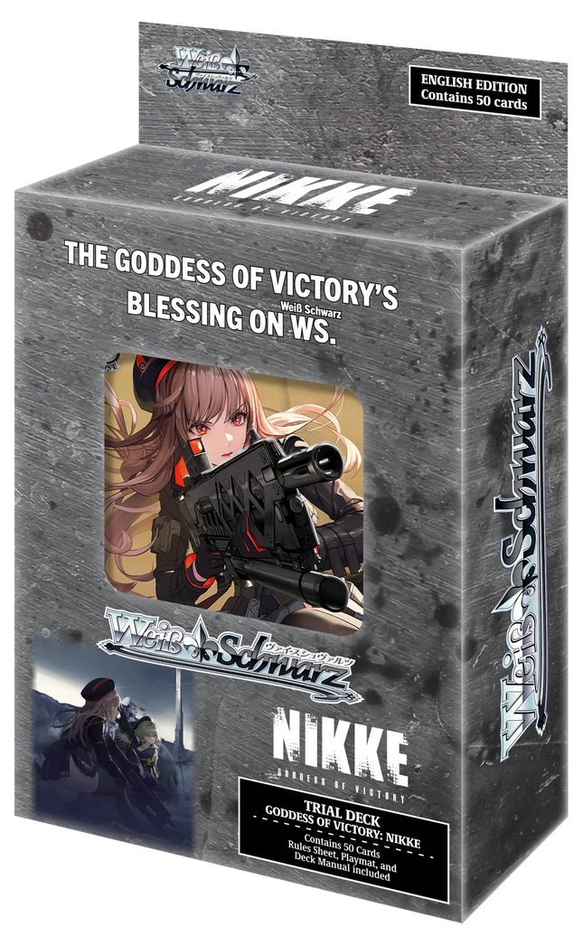 Weiss Schwarz Playmat Goddess Of Victory: NIKKE – Tappetino Gioco Cucito, Bushiroad, Preordine