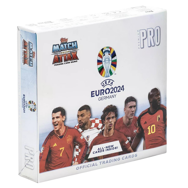 Topps - UEFA Euro 2024 Football (Soccer) Match Attax - Premium Pro Pack Box (10 Packs)