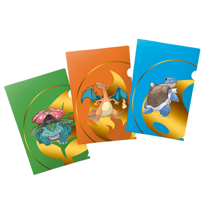 Ultra Pro - Charizard, Blastoise, Venusaur Tournament Folios for Pokemon - 3 Pack