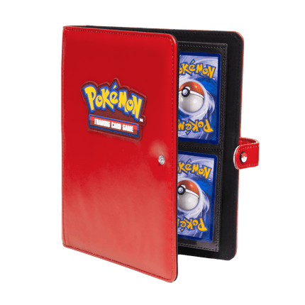 Ultra Pro - Premium Red 4-Pocket Snap Binder for Pokémon