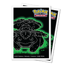 Ultra Pro - Neon Kanto 105ct Apex Deck Protector Sleeves Venusaur for Pokémon