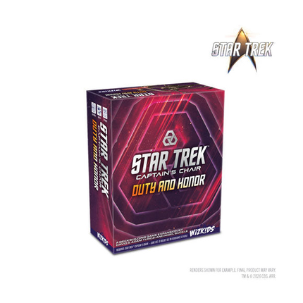 Star Trek Captain’s Chair Duty and Honor official English product render; final product may vary