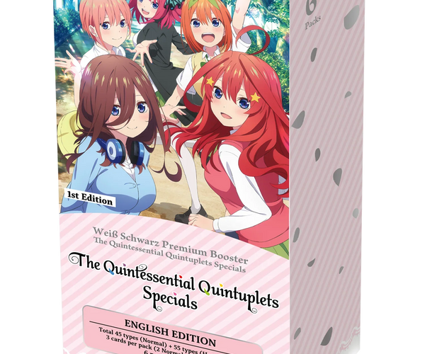 weiss schwarz the quintessential quintuplets specials premium booster box - including 45 normal and Format:Paquet de 12 cartes Pokemon XY Base Set Shimmering Skies Booster Box