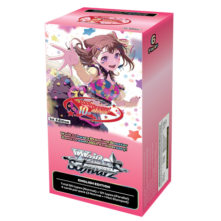 Weiss Schwarz - BanG Dream! 10th Anniversary! - Display Case (30x Booster Boxes)