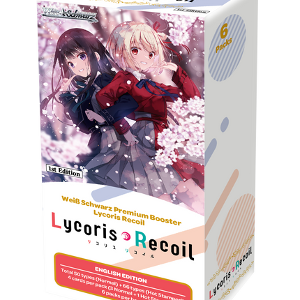 Weiss Schwarz - Lycoris Recoil - Premium Booster Box (6 Packs)