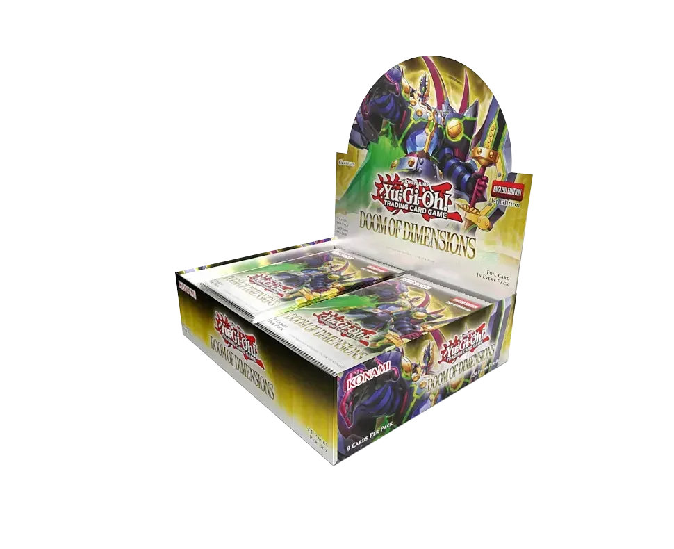 booster box dimensions Yu-Gi-Oh! TCG - Doom of Dimensions