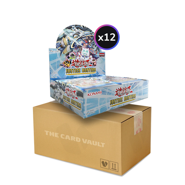 Yugioh Box 2025 Yu-Gi-Oh! Justice Hunters 1st Edition Booster Box - 24 Packs  Sealed Pre-Sale Card List Price