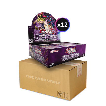 Yu-Gi-Oh! - Chaos Origins - Display Case (12x Booster Boxes) (1st Edition)