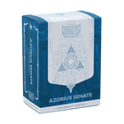 Dragon Shield Azorius Senate 100 standard-size sleeves box on transparent background