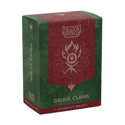 Dragon Shield Gruul Clans 100 standard-size sleeves box on transparent background