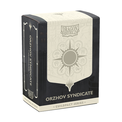 Dragon Shield Orzhov Syndicate 100 standard-size sleeves box on transparent background