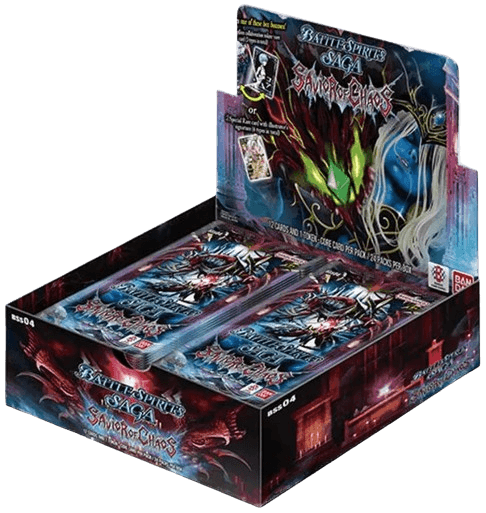 Bandai - Battle Spirits Saga Card Game - Savior Of Chaos (BSS04) - Booster Box (24 Packs) - The Card Vault