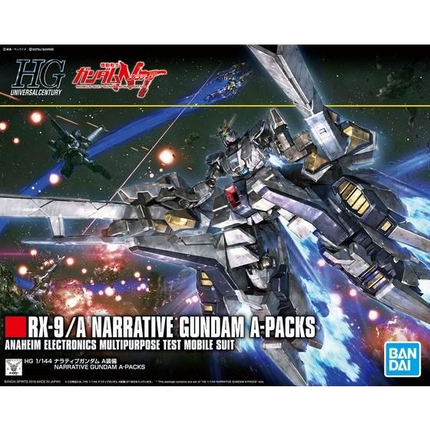 Bandai - Gunpla - HGUC 1/144 - Mobile Suit Gundam Narrative - RX-9/A Narrative Gundam A-Packs - retail packaging