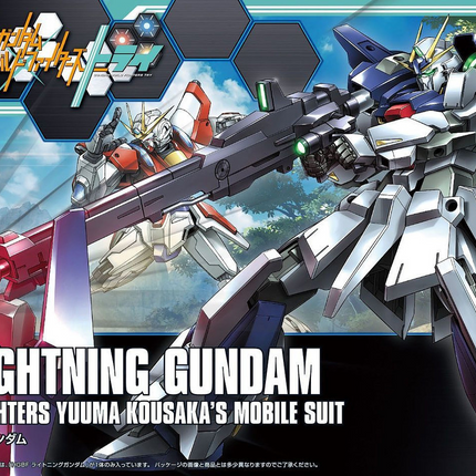 Bandai - Gunpla - HGBF 1/144 - Gundam Build Fighters Try - LGZ-91 Lightning Gundam - retail packaging